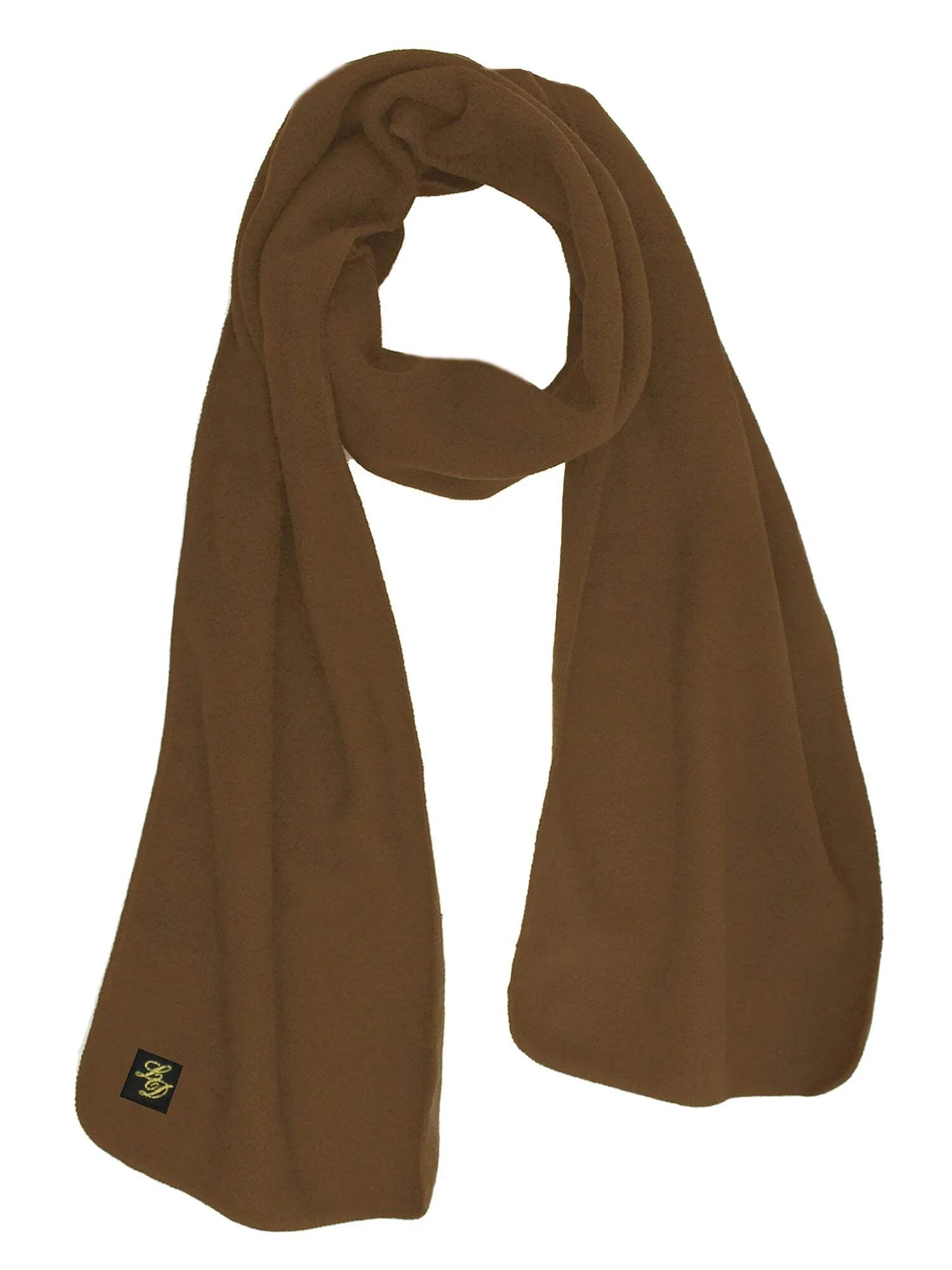 Brown 3 Piece Fleece Hat Scarf & Glove Matching Set